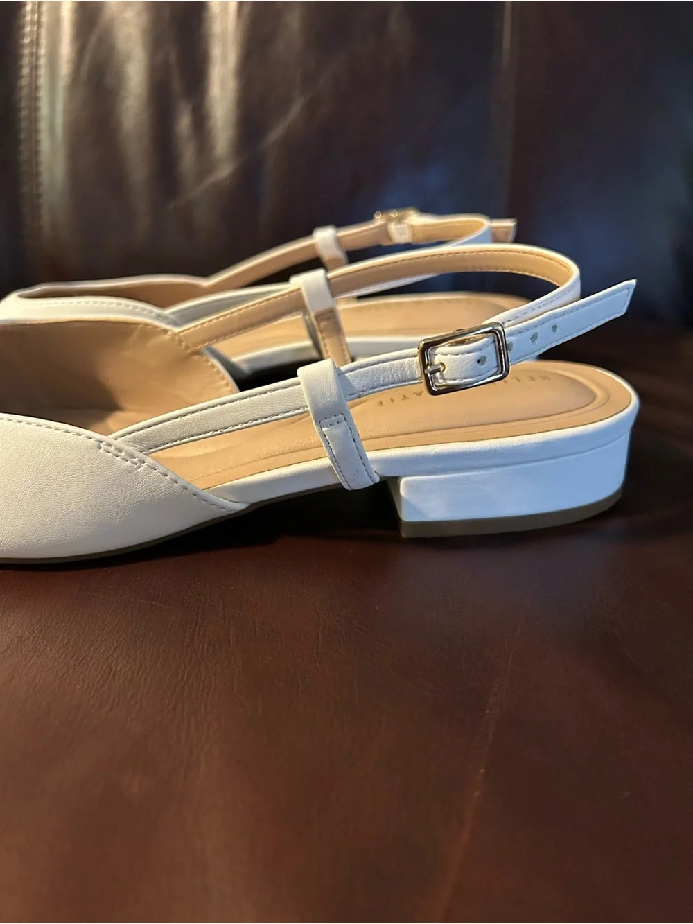 Black & white sandals